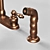 Rustic Elegance: Waterstone & Kingston Faucets 3D model small image 6