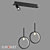 Eurosvet Verge Suspended LED Luminaire 3D model small image 1