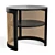 Boho Rattan Nightstand 3D model small image 1