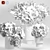 Elegant Glass Vase Collection 3D model small image 2