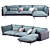 Versatile Auto-Reverse Corner Sofa 3D model small image 7