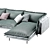 Versatile Auto-Reverse Corner Sofa 3D model small image 1