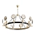 Vintage Industrial Chandelier: GASLIGHT 3D model small image 1