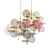 Fonnesberg Chandelier: Elegant Plexi & Brass 3D model small image 1