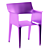 Elegant Pedrera Chair: Perfectly Sized 3D model small image 5