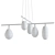 Gala 7242-X Modern Chandelier 3D model small image 2