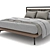 Elegant Volare Due Bed 3D model small image 2