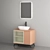 Sleek Modern Bathroom Cabinet | No. 121 3D model small image 3