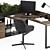 Elegant Office Set 46 - Boost Workplace Efficiency! 3D model small image 3