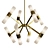 Elegant Marciano Chandelier 3D model small image 1