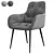 Elegant Magrin Armchair: Stylish & Functional 3D model small image 2
