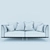 Velvet Vernacular: SCANDICA Sofa 3D model small image 3