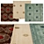 Versatile Square Rugs | 3 Sizes 3D model small image 1