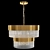 Elegant Glass Chandelier - ST Luce Contatto 3D model small image 1