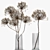 Elegant Dried Flower Bouquet 3D model small image 6