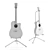Rockdale Black Acoustic Guitar 3D model small image 4