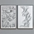 Modern Abstract Picture Frame Set 3D model small image 5