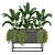 Title: Ferm Living Bau Pot Large - Set 0070: Elegant Indoor Plants 3D model small image 2