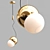Elegant Cois Pendant Lights 3D model small image 1