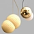 Elegant Cois Pendant Lights 3D model small image 2