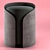 Soft Cotton Velvet Pouf with Bold Stitching 3D model small image 7