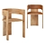 Collector Oak Dining Set 3D model small image 2