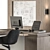 Whiteboard 38 - Manager's Office Furniture 3D model small image 3