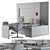 Whiteboard 38 - Manager's Office Furniture 3D model small image 5