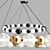 FARA Spherical LED Chandelier 3D model small image 2