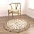 Round Rugs Set: Variety of Textures 3D model small image 2