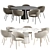 Zara Dining Set: Elegant and Functional 3D model small image 1