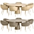 Zara Dining Set: Elegant and Functional 3D model small image 4