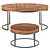 Antique Inspired Malcolm Nesting Coffee Tables 3D model small image 1