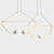 Babetta Duo Glass Pendant: Elegant Illumination 3D model small image 2