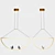 Babetta Duo Glass Pendant: Elegant Illumination 3D model small image 3