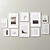 Eclectic Collection of 10 Picture Frames 3D model small image 3