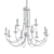 Estelle 12-Light Classic Chandelier 3D model small image 2