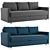 IKEA FRIHETEN Sofa Bed - Comfortable and Stylish 3D model small image 2