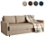 IKEA FRIHETEN Sofa Bed - Comfortable and Stylish 3D model small image 10