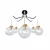 Elegant Illuminated Chandelier 3D model small image 1