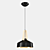 Sleek Drop Lamp: White_Black 3D model small image 1