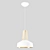 Sleek Drop Lamp: White_Black 3D model small image 2