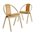 Elegant TON Dining Chair 3D model small image 1