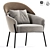 Wam Lounge Armchair: Unrivaled Comfort & Style 3D model small image 1