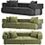 Luxury Comfort: Fendi Truman Sofa 3D model small image 5