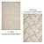 Versatile Set of 6 Rugs 3D model small image 4