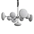 Elegant Bologna Chandelier 3D model small image 2