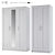 Modern 3-Door Wardrobe: IKEA BRIMNES 3D model small image 2