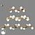 Lauren Hip Chandelier: Elegant Illumination in 3 Lengths 3D model small image 1