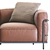 Luxurious Cassina LC3 Leather Sofa 3D model small image 2